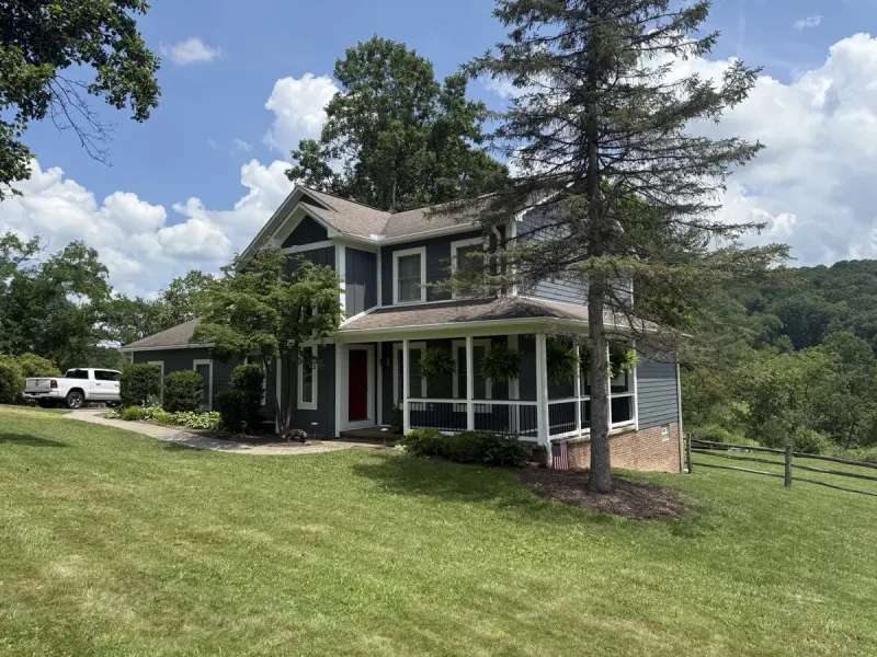 Full siding transformation, side view