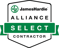James Hardie Alliance Select Contractor badge